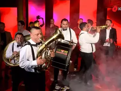 Trubači na snimanju novogodišnjeg programa Trubači na snimanju novogodišnjeg programa